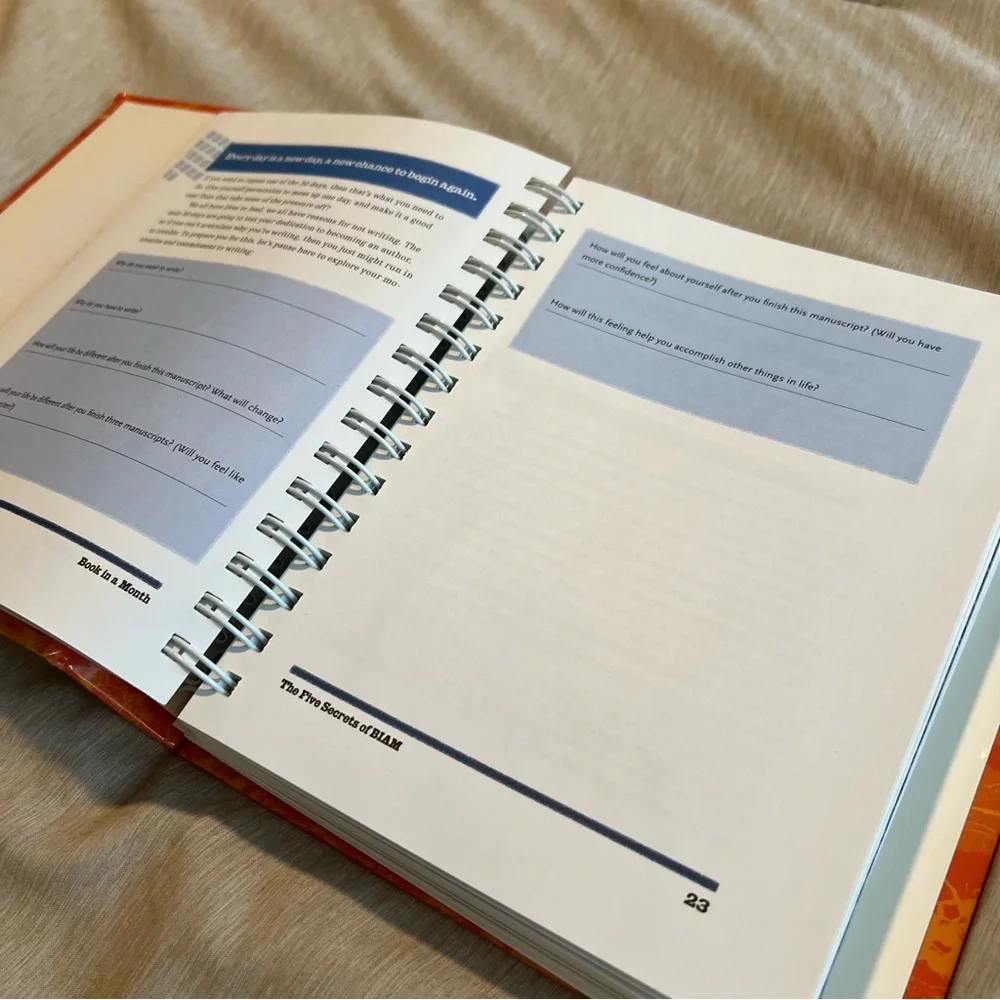 Book in a Month by Victoria Lynn Schmidt | Novel Writing Planner & Guide